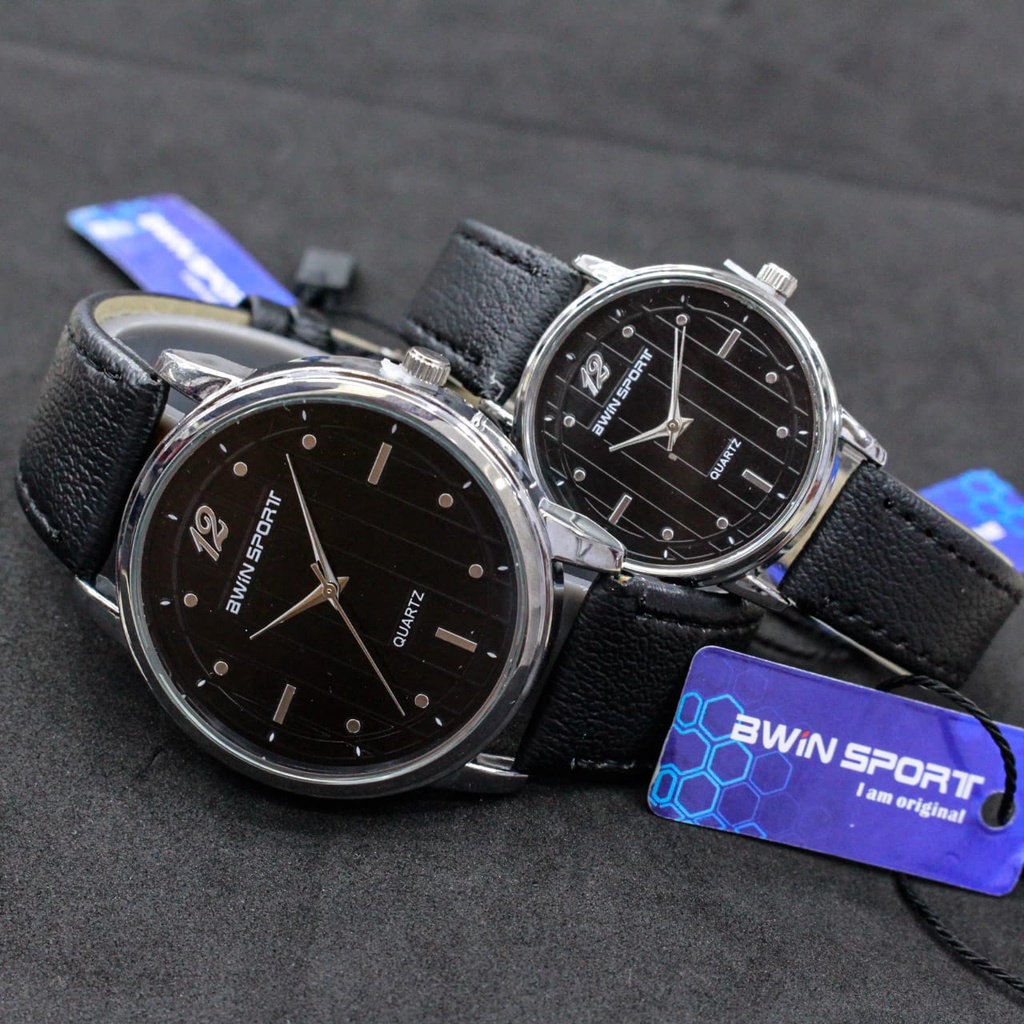 JAM TANGAN CEWEK/COWOK COUPLE AWINSPORT TERBARU/JAM TANGAN FASHION AWINSPORT/