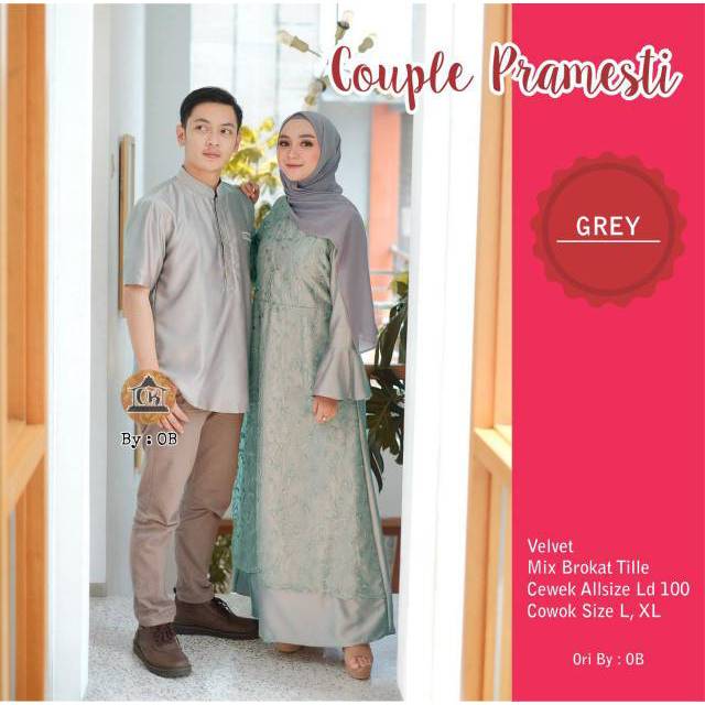 COUPLE PRAMESTI BROKAT TILLE