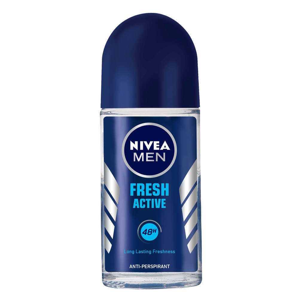 NIVEA MEN Personal Care Deodorant Fresh Active Roll On 25 ml / 50 ml
