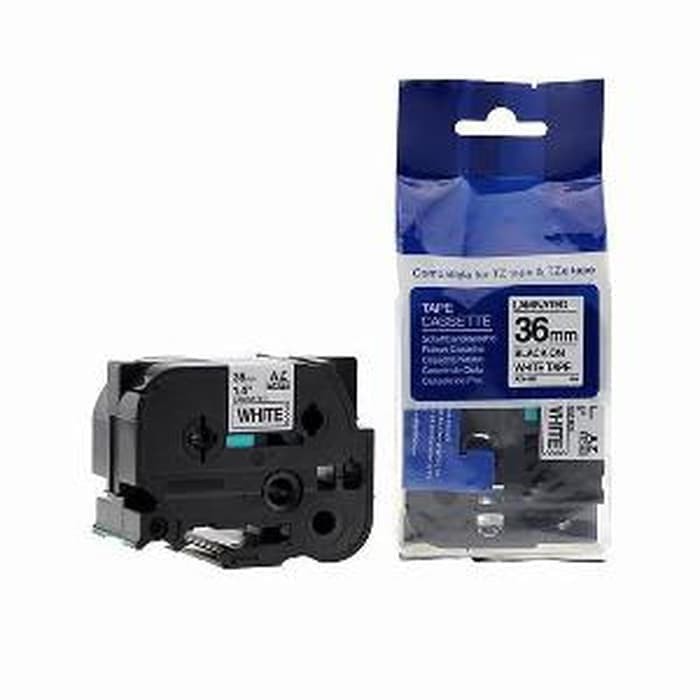 

AZe-261 36mm Black On White Compatible Tape For Brother P-Touch