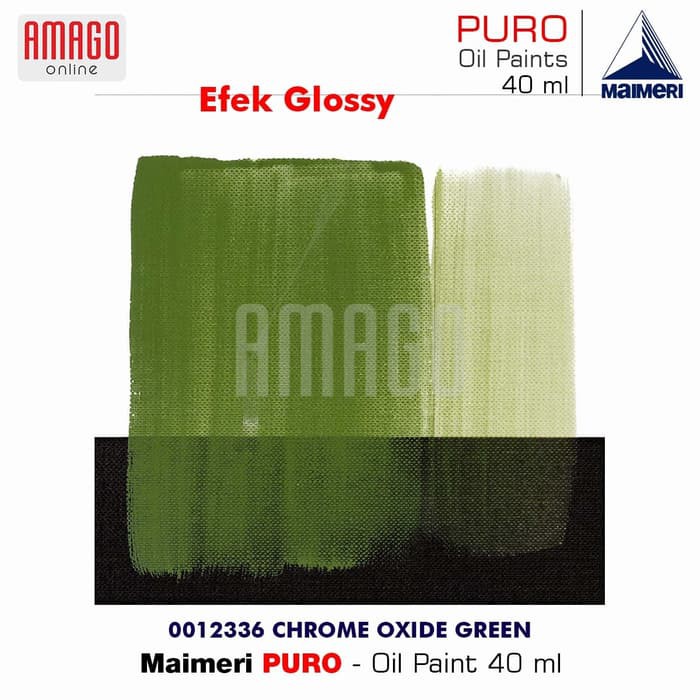 MAIMERI PURO - OIL PAINT - CHROME OXIDE GREEN - 40ML - M0012336