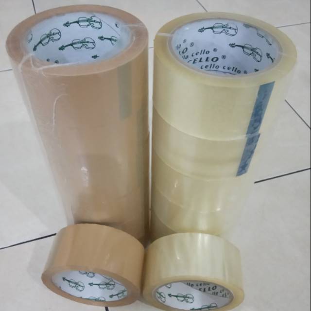 

Lakban opp 2inci Coklat/Bening merek Cello