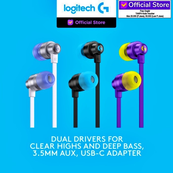 EARPHONE GAMING LOGITECH G333