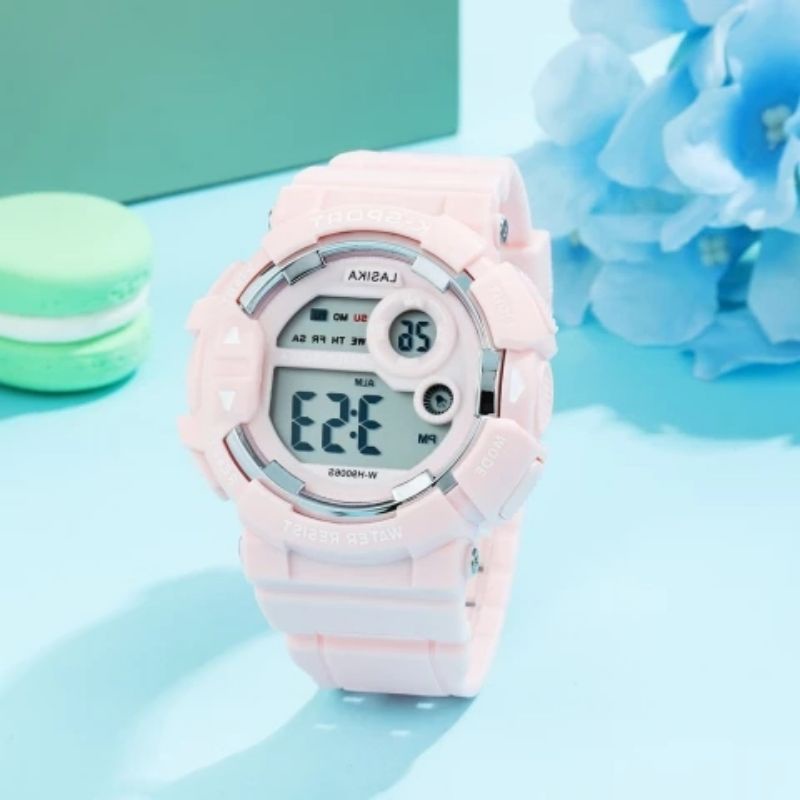 JAM TANGAN UNISEX DIGITAL SPORT WATER PROFF BISA BUAT RENANG, K SPORT ORIGINAL FREE BOX PREMIUM