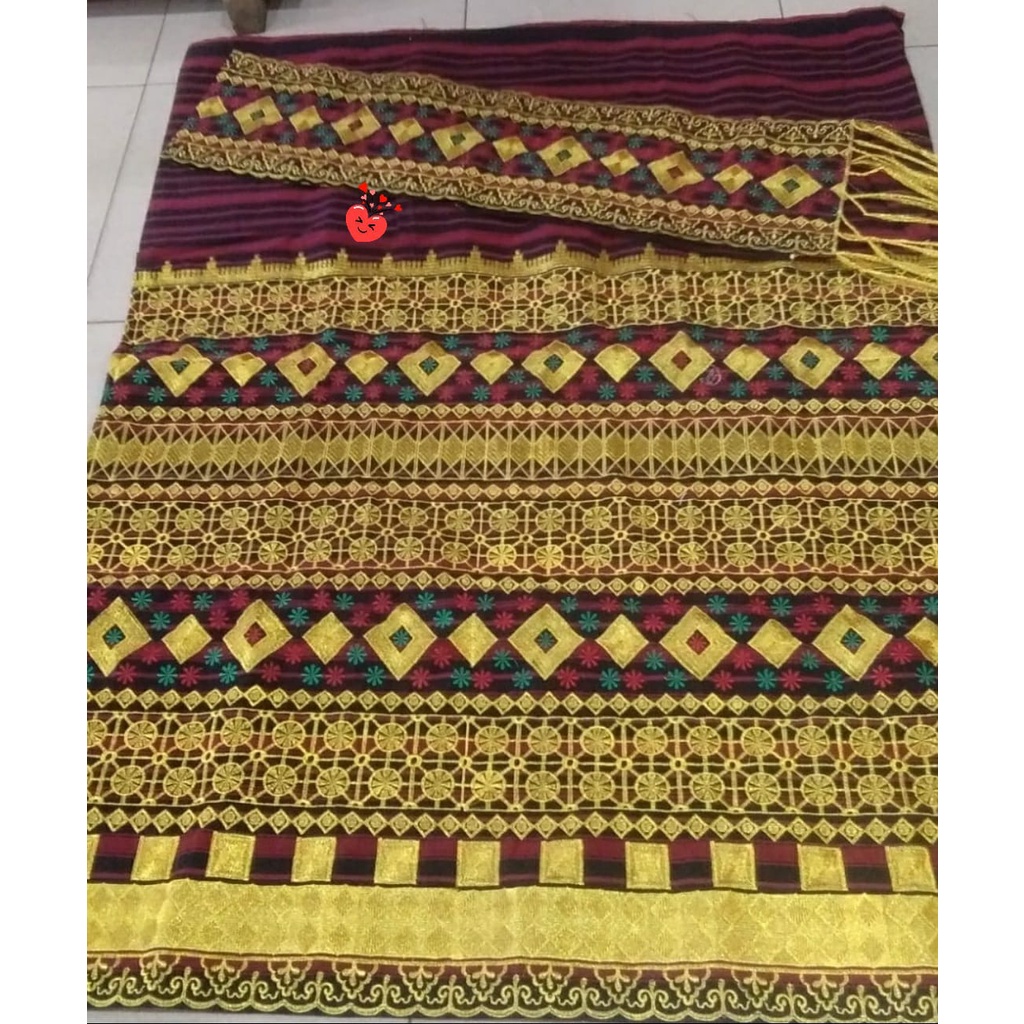 tapis bordir kain tenun tapis bordir lampung