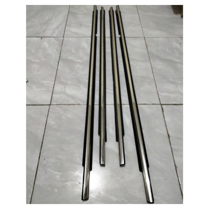 New Pelipit Karet Kaca Luar Innova Lama Chrome Original