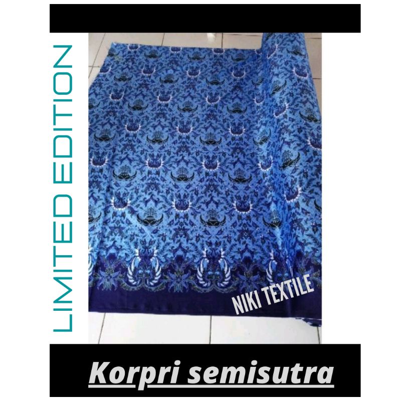 Jual Kain Batik Korpri Semisutra Seragam Guru Seragam Pns Korpri Sutra