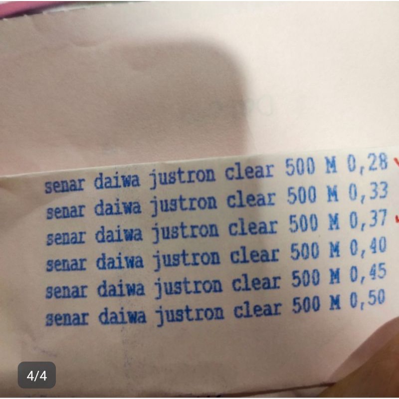 senar pancing daiwa justron 500 meter senar bagus