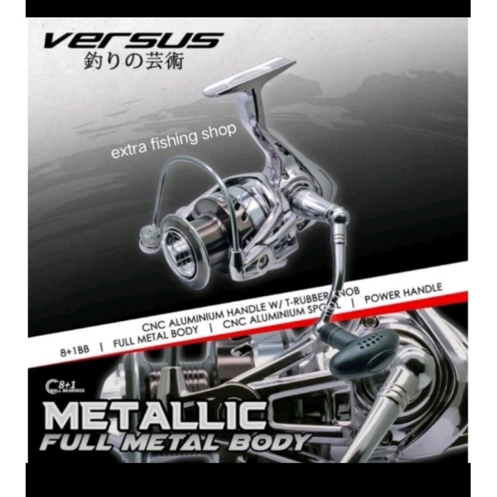 Reel Spining Versus Metalic metal body 2000 3000 4000 6000