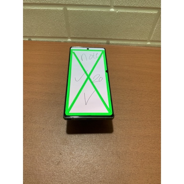 LCD samsung note 20 biasa / datar original minus