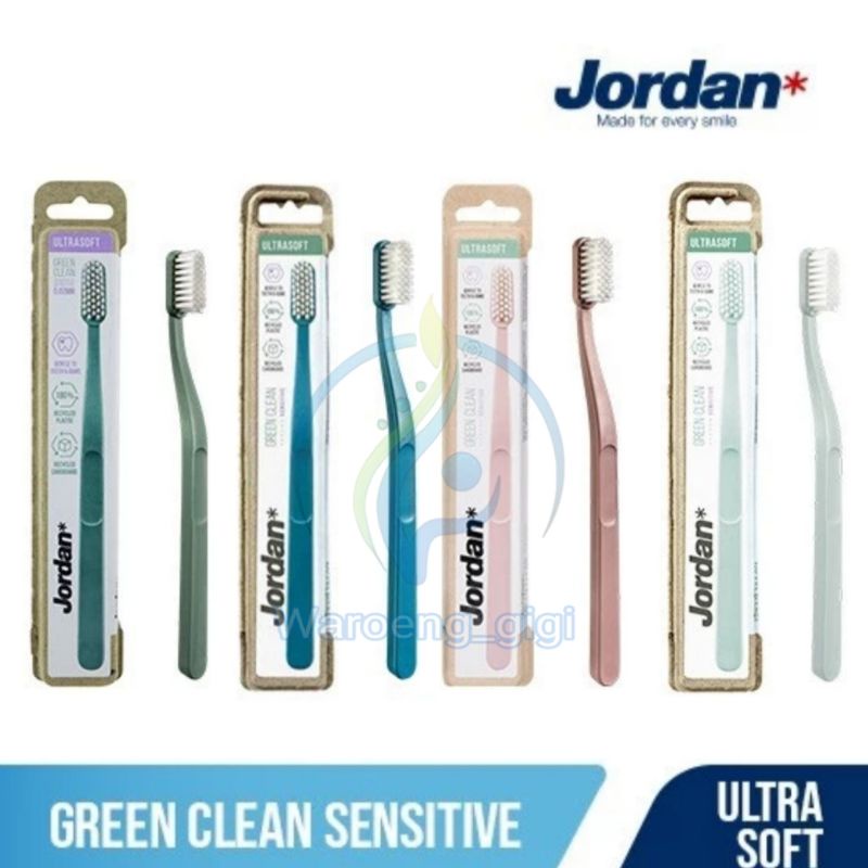 Sikat Gigi Jordan Green Clean Go Green Ramah Lingkungan