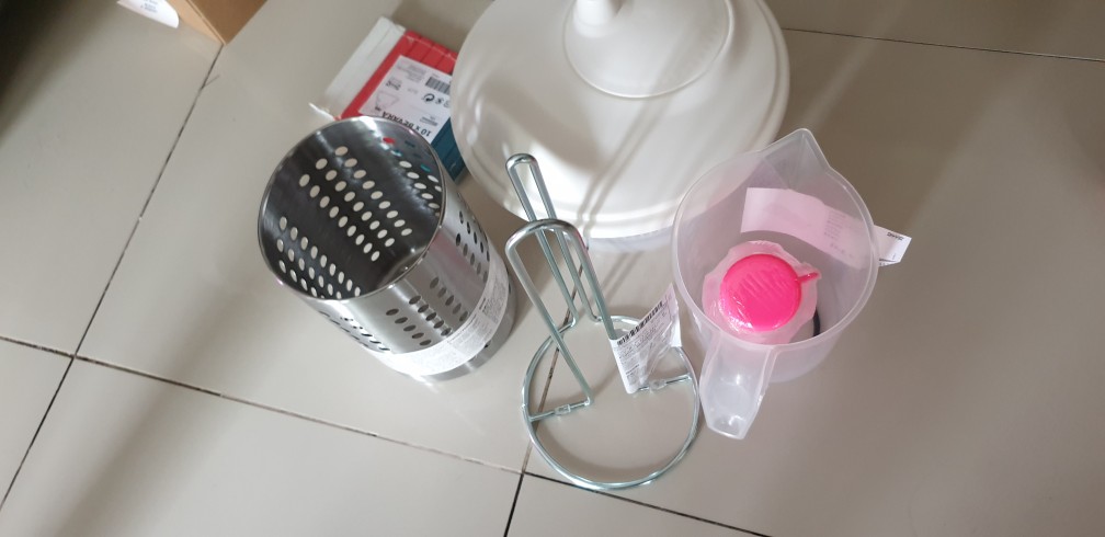 Tempat Penyimpanan Peralatan Makan, 18cm Baja Tahan Karat Or569