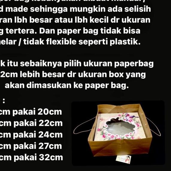 

Paper Bag 33x13x15cm Ekonomis Per Lusin Tali Bahan Goni
