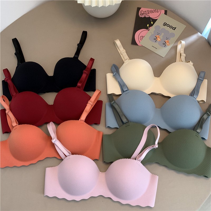 Push up Bra Wanita Seamless BH Tanpa kawat Japan Quality Pakaian Dalam Import Summer