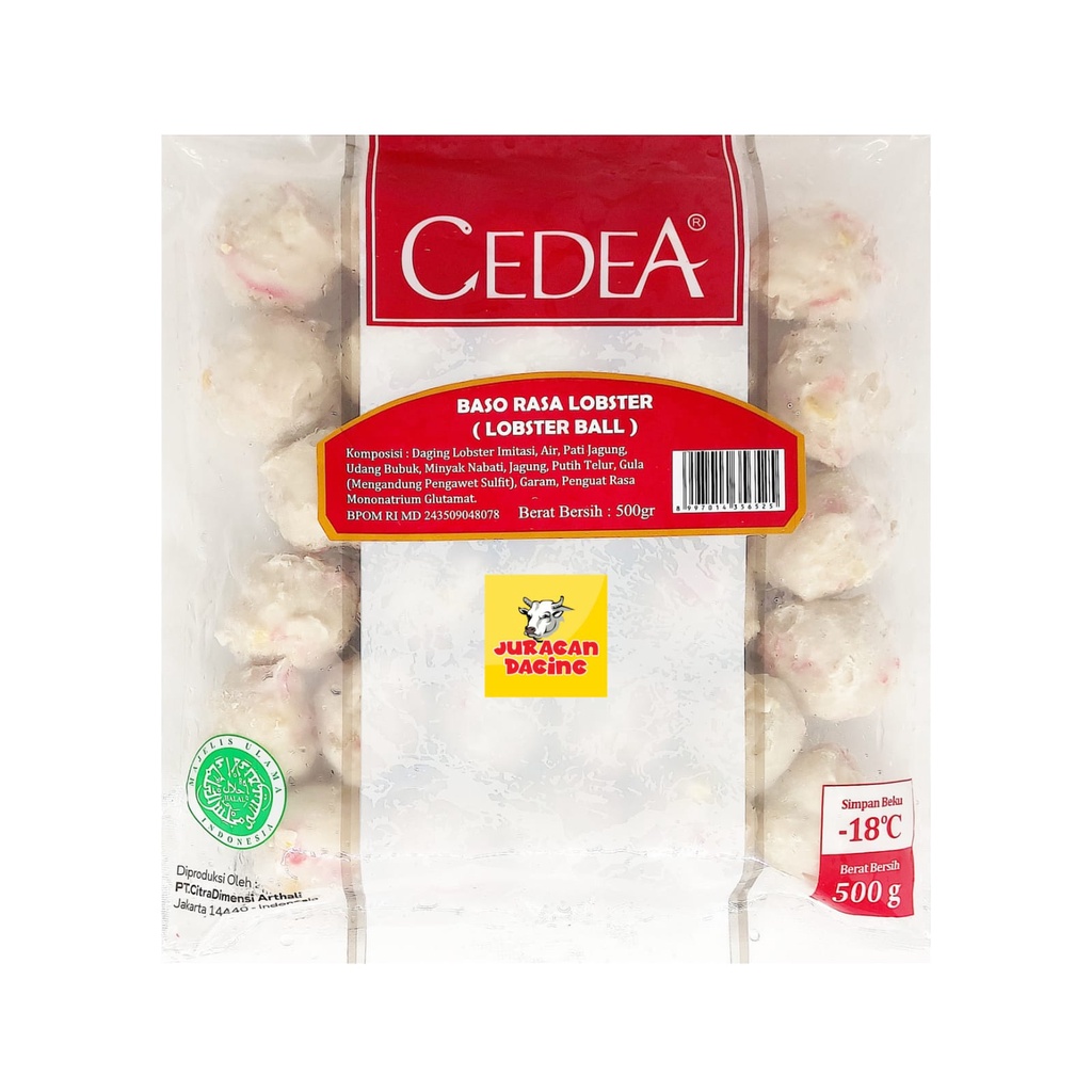 

Cedea Baso Lobster ( Lobster Ball ) - 500 gram Termurah
