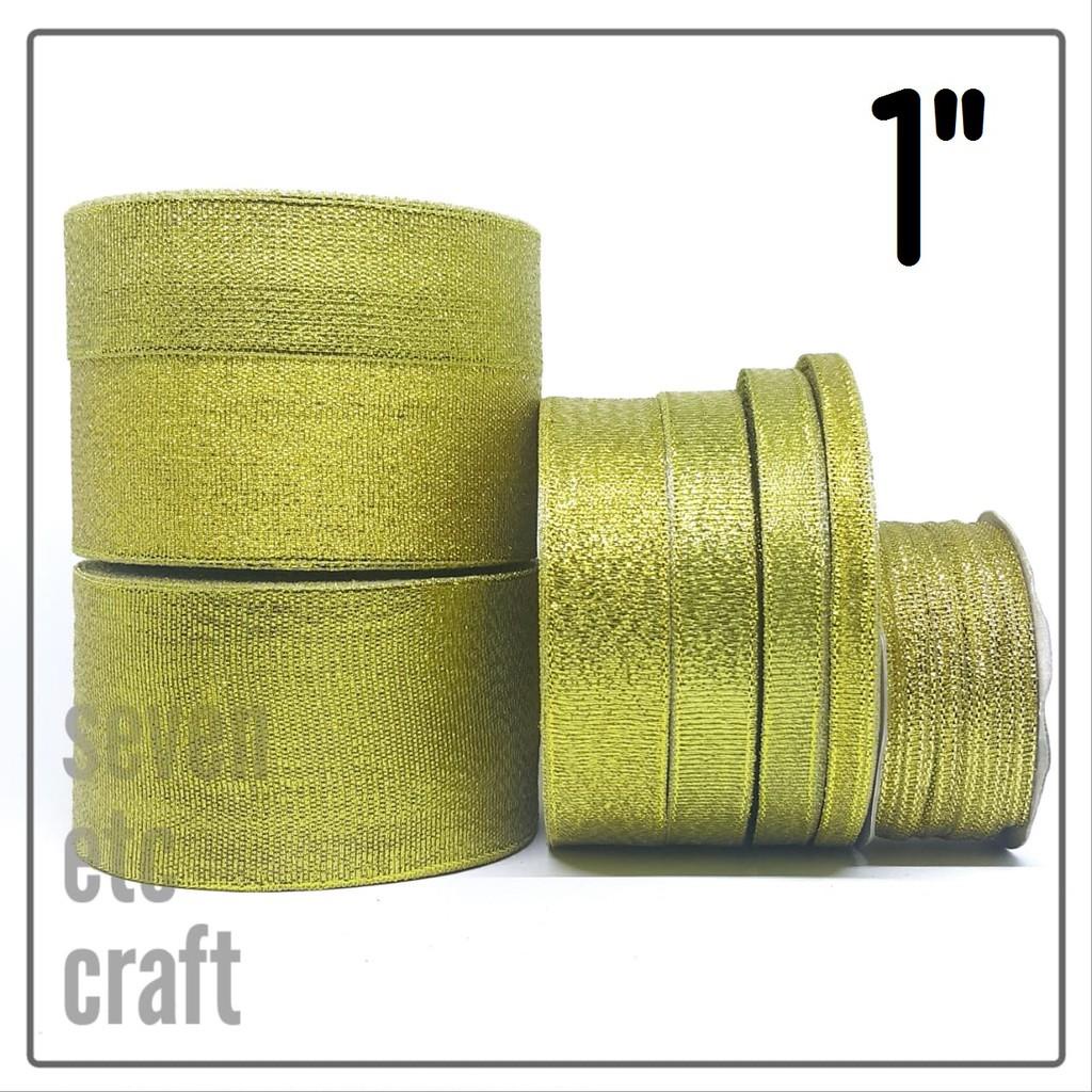 

Pita Emas 1 inch ( 2,5 cm )