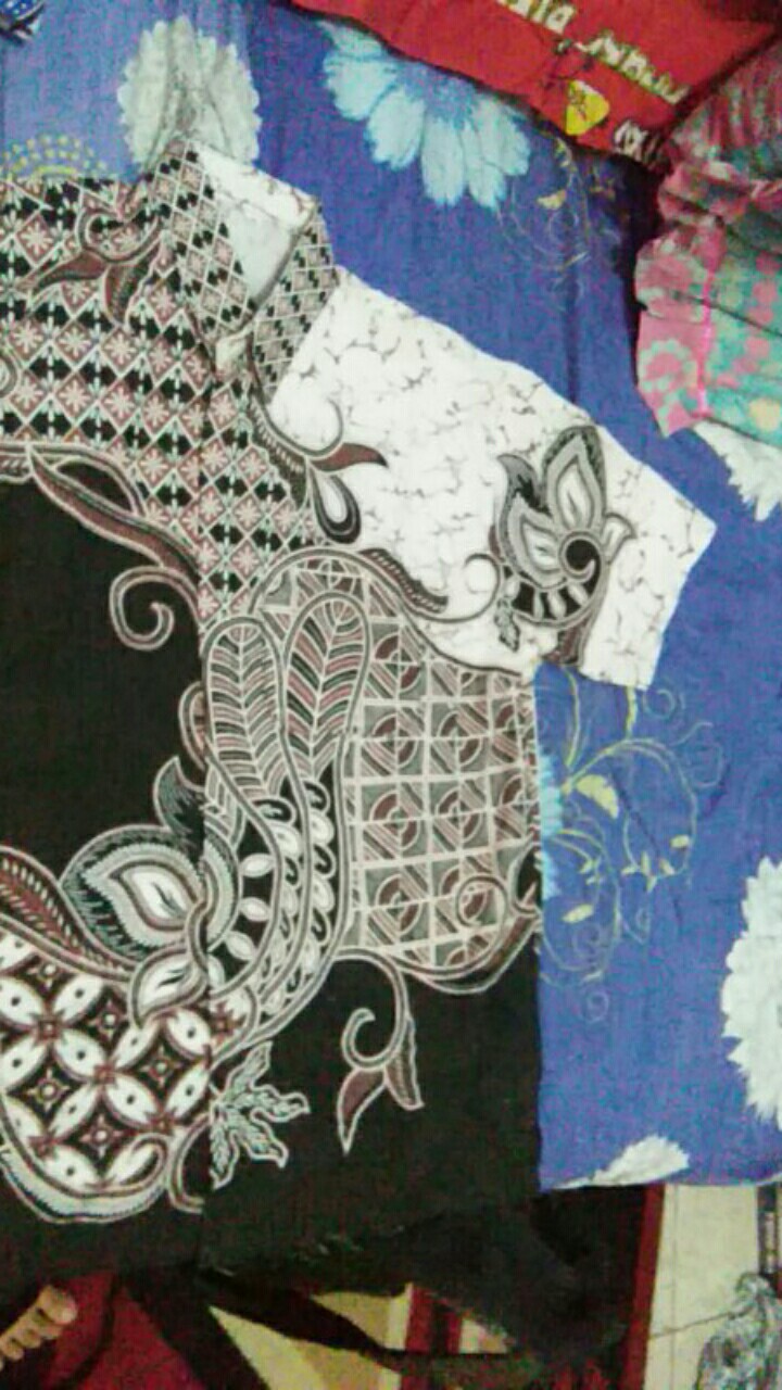 Bswart Batik Hrb026 Kenongo Hem Pendek Padi Pekalongan M L Xl Batik Pria Murah Modern Grosir