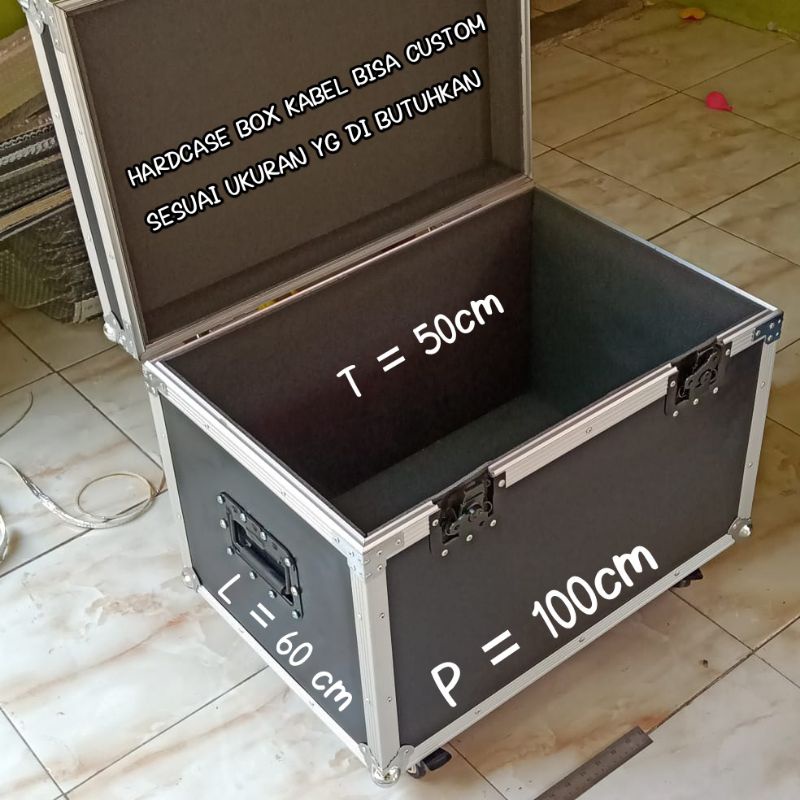 Hardcase box kabel,hardcase mixer pengaman audio/keyboard/piano