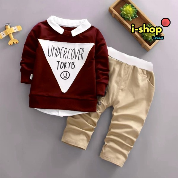 baju anak laki laki2 import Setelan Anak Usia-Umur 3-4-5 tahun murah