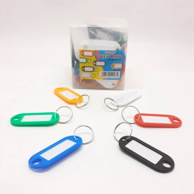 Gantungan Kunci Label Nama Joyko Key Ring Warna KR 9 Gantungan Kunci Label Nama Joyko Key Ring Warna KR 9