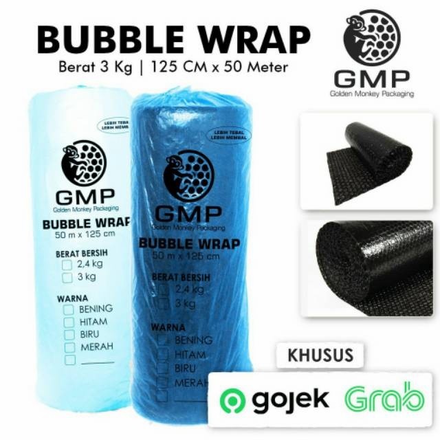 

Original Bubble Wrap Packing Tebal 125cm x 50m Murah