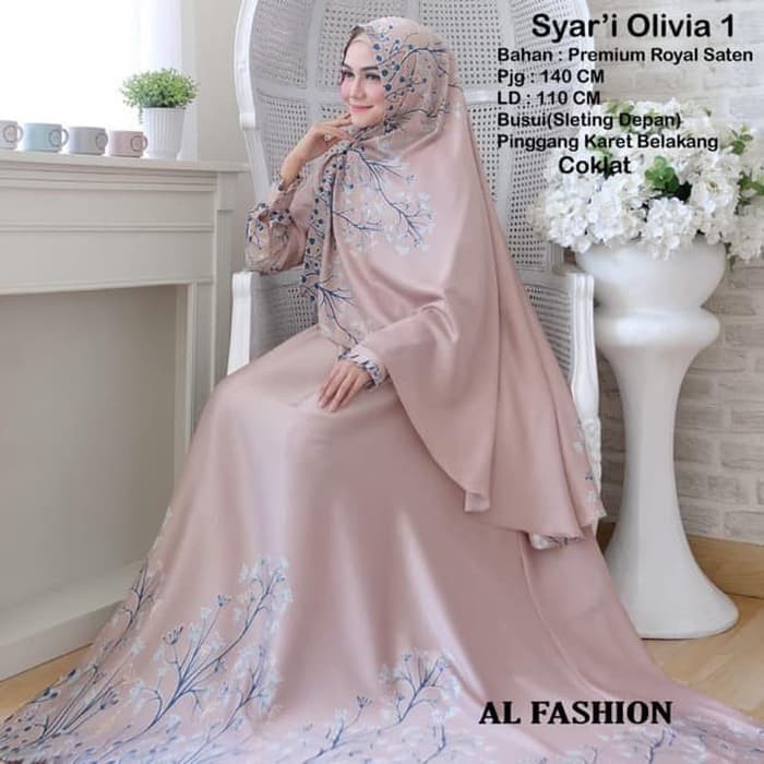 BAJU GAMIS OLIVIA WANITA REMAJA SYARI PESTA FASHION TERBARU 2020