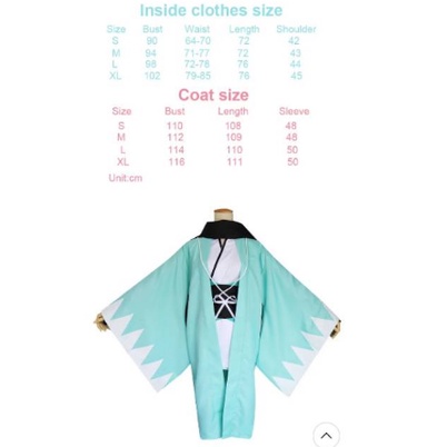 YUKATA KOSTUM COSTUME SABER OKITA BRAND LOKAL BAHAN HIGH QUALITY