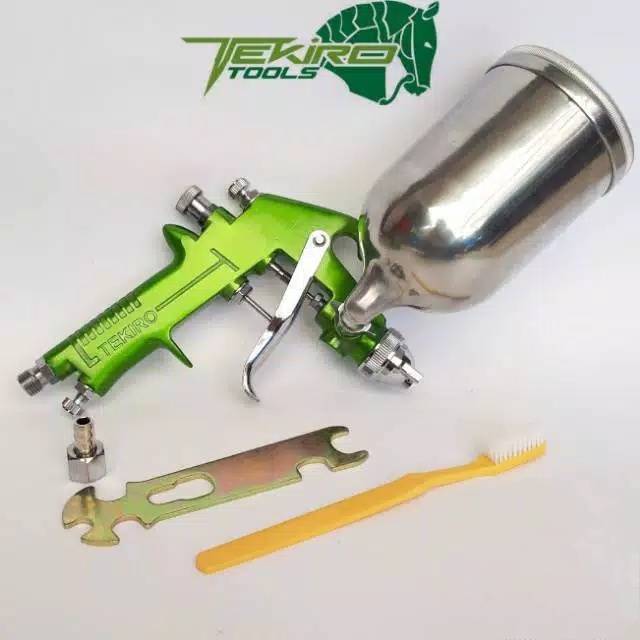 SPRAY GUN TEKIRO F75 G F 75 TABUNG ATAS | Shopee Indonesia