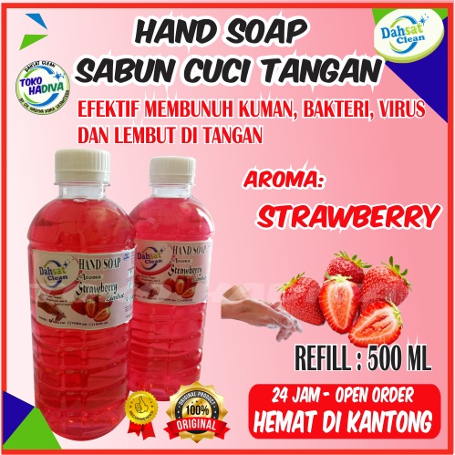 SABUN CUCI TANGAN 500 GRM BOTOL REFILL HAND SOAP HAND WASH - LEMBUT DI TANGAN