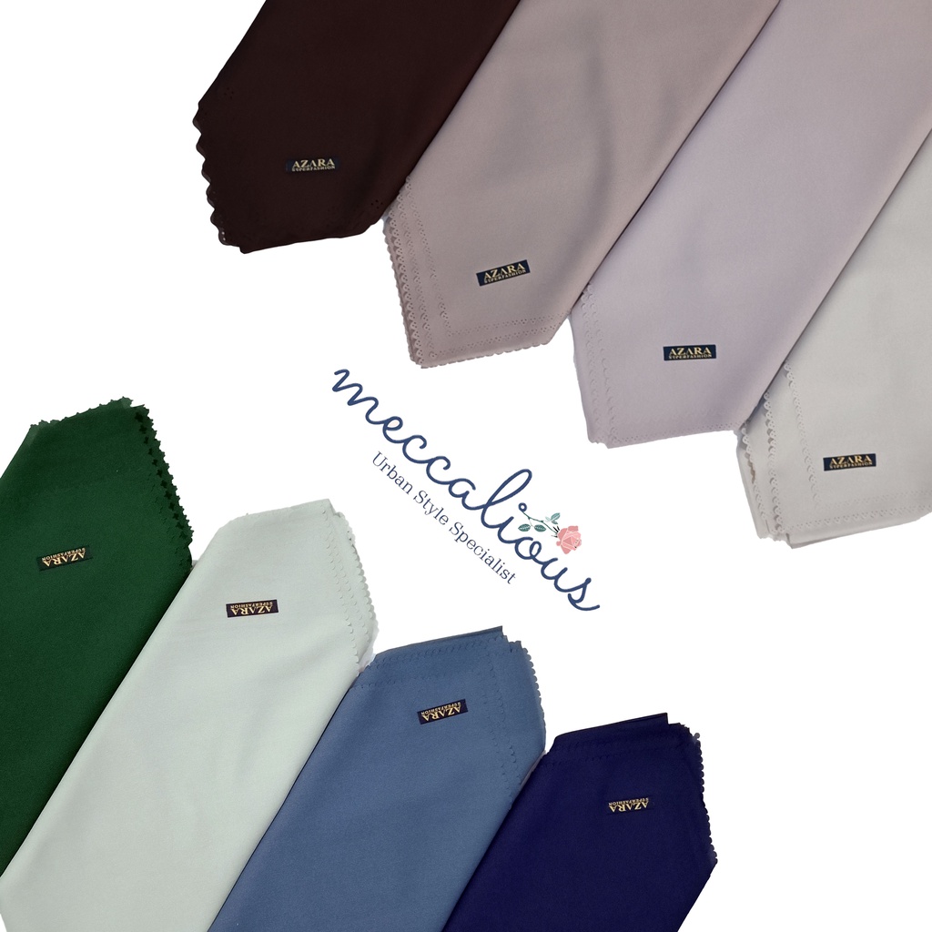 Paket Usaha Hijab Segi Empat Diamond Crepe 130 x 130 Syari Laser Cut Syar'i Jumbo Azara