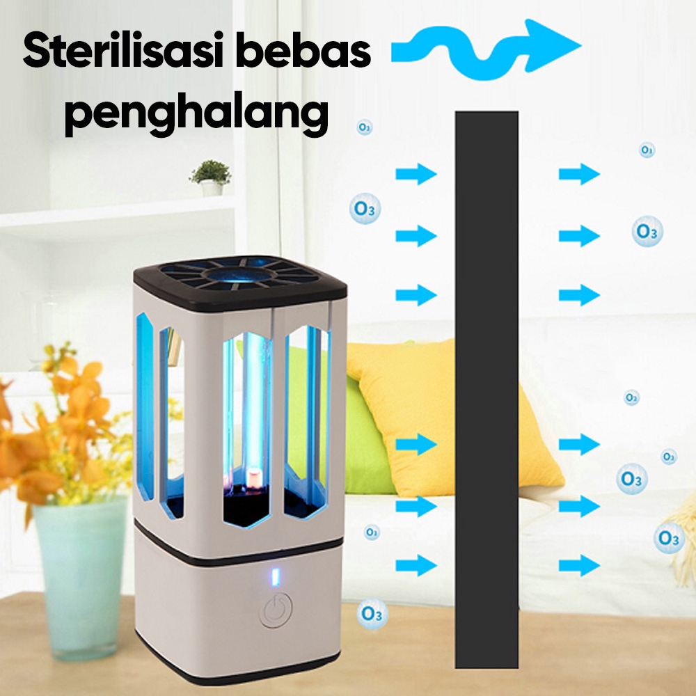 Lampu Sterilisasi Desinfeksi Sanitizer 3.8W Lampu UVC Anti Virus Bakteri - Portable Germicidal Lamp