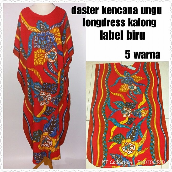 PROMO Daster Kencana Ungu Longdress Kalong Jumbo Batik Kencana Ungu MURAH MERIAH