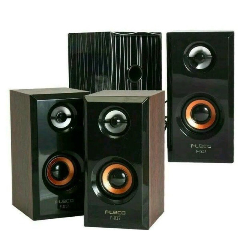 Speaker Fleco F 017 - Speaker Hp Leptop Fleco F-017 - speaker unik bahan kayu