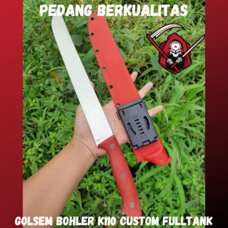 PISAU SEMBELIH CUSTOM BAJA BOHLER K110 FULLTANK KUALITAS PREMIUM