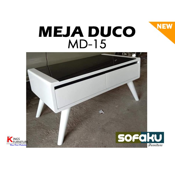 Meja Duco MD-15 / Meja Tamu Minimalis - Meja Ruang Tamu Duco Japandi