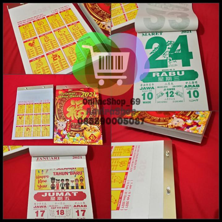 

Kalender Harian Sobek Besar 2021 & Tatakan Tema Shio / Pemandangan