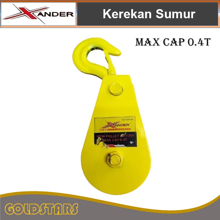 Kerekan Sumur 0.4T Xander Katrol Kapal / Pulley Block