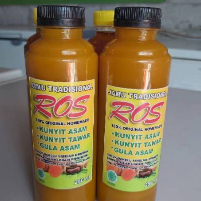Minuman jamu kunyit asem 250 ml halal MUI | Shopee Indonesia