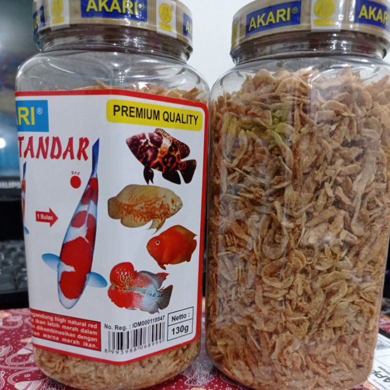 Makanan Ikan AKARI AA UDANG STANDAR 130gr