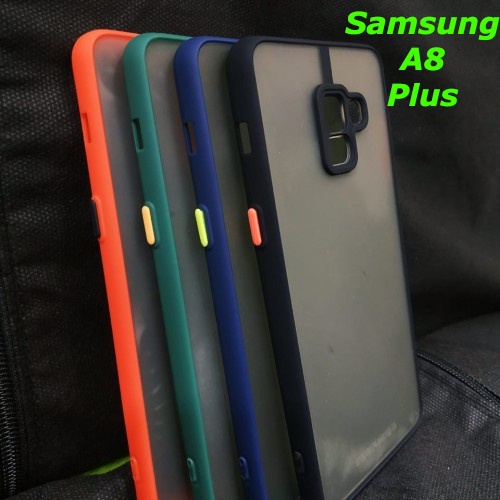 SOFTCASE SAMSUNG GALAXY A8 PLUS - CASE MATTE FULL COLOUR MY CHOICE BUMPER CASE PELINDUNG KAMERA