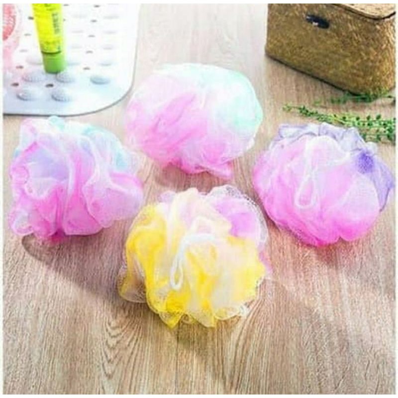 Shower Puff Bath Spons Mandi Besar
