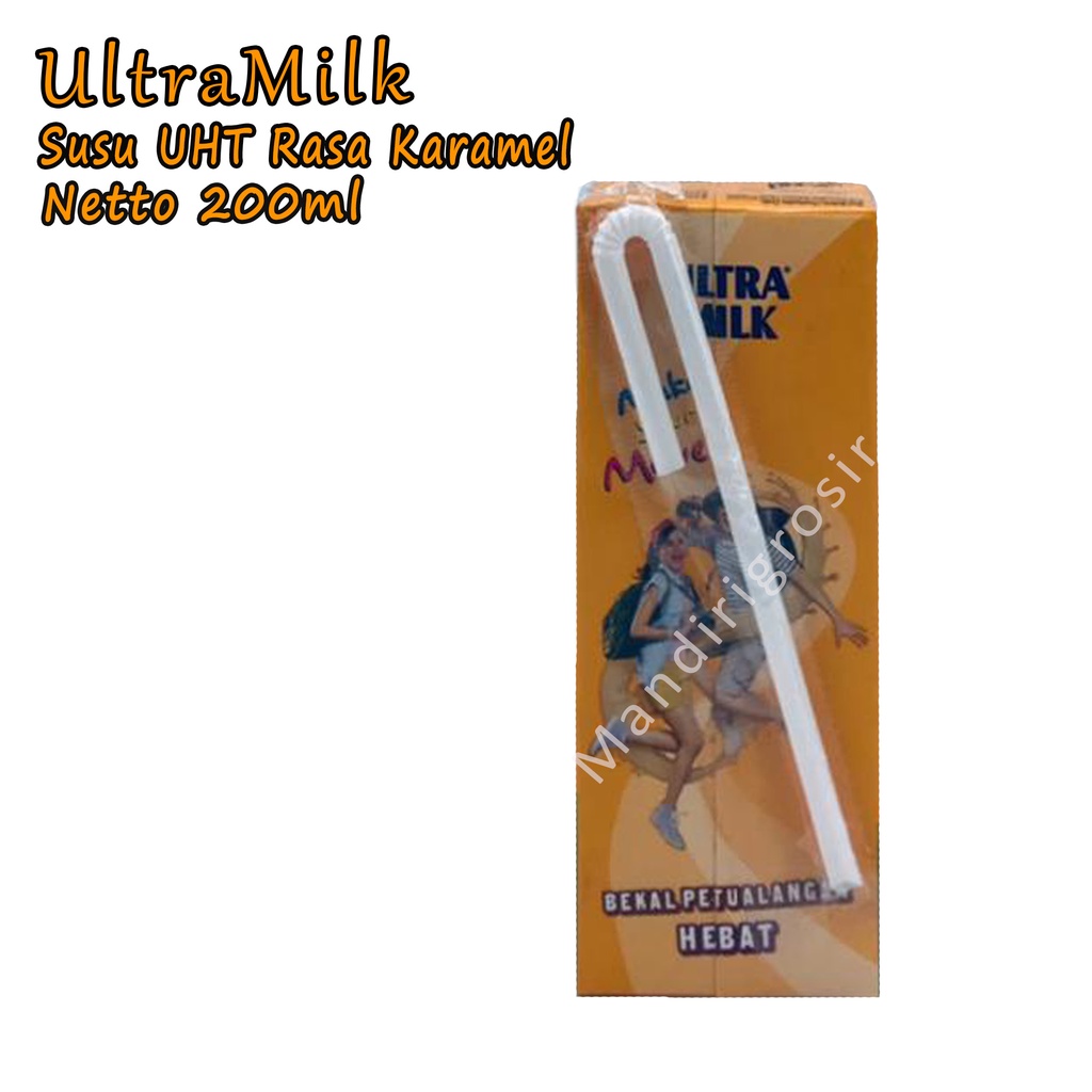 Susu UHT * Ultramilk * Rasa Karamel * Rasa Cokelat * 200ml