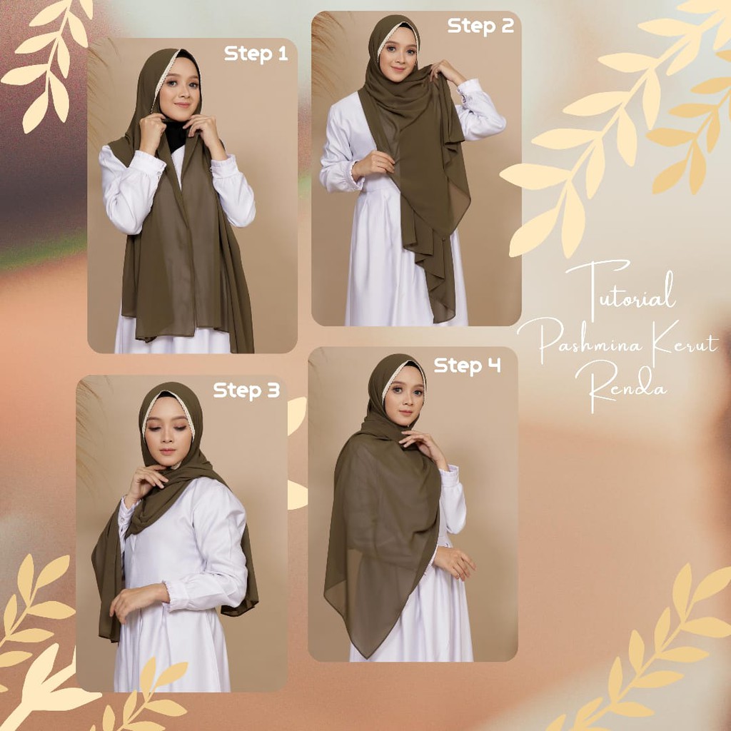 TERLARIS!! BEST SELLER!!! HIJAB/JILBAB PASHMINA_PASHMINA KERUT RENDA_BAHAN CERUTY BABYDOLL PREMIUM