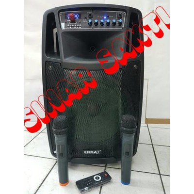 Murah Portable Wireless Meeting Krezt WAS 112B ( 12 inch ) Bluetooth