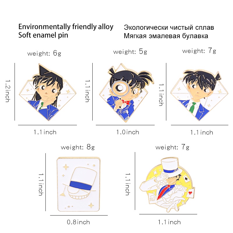 Bros Pin Enamel Desain Kartun Anime JOJO Bojji Nezuko SK Totoro 28 Gaya