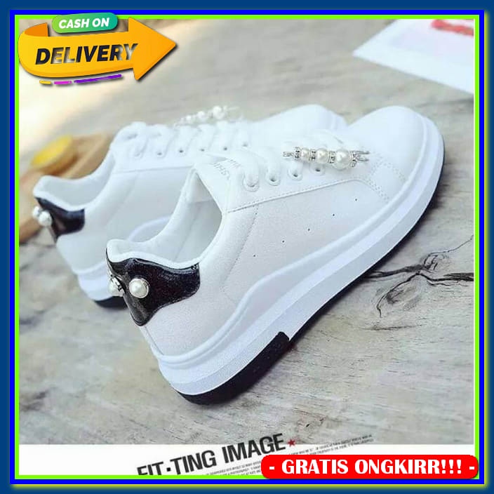 Sepatu Sneakers Wanita Cewek Sepatu Olahraga Sport Import Cats Casual Murah Sneaker Running Santai K