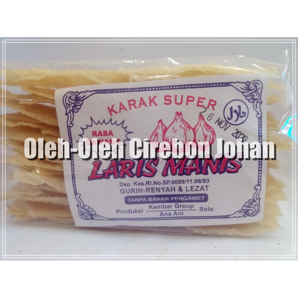 Gendar Bawang Laris Manis / Karak Beras