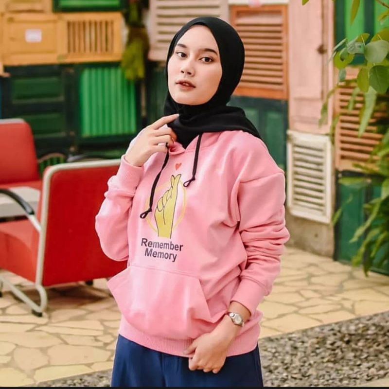 REMEMBER MEMORY HOODIE || SWEATER PRIA || HOODIE WANITA #RMH