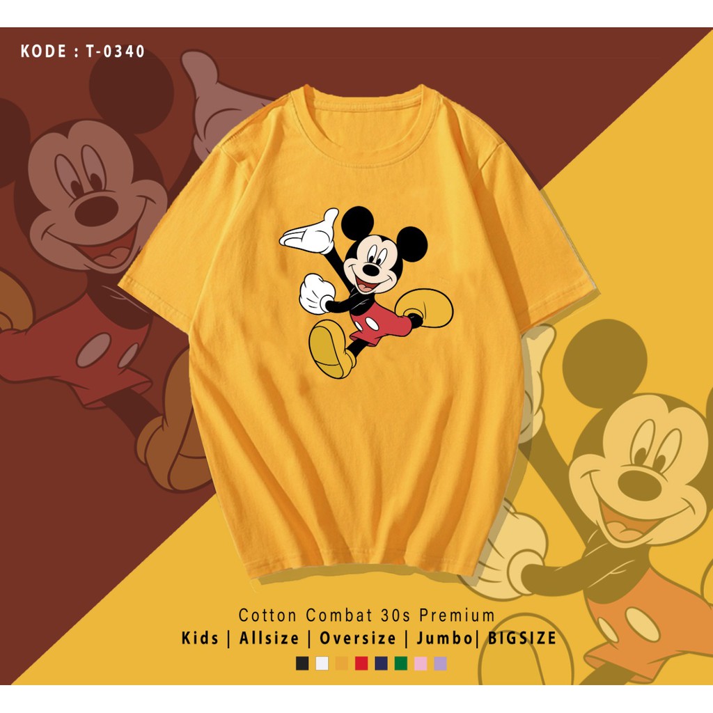 MICKEY YEY / TERMURAH / PREMIUM BAJU KAOS  / T-SHIRT / KATUN LENGAN PENDEK / TUMBLR TEE /