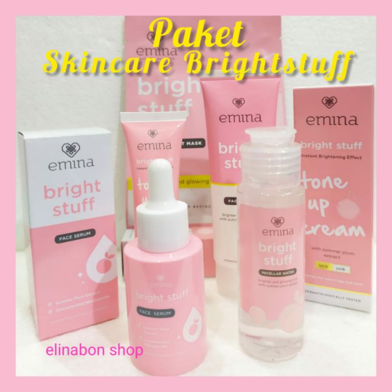 Emina Paket Skincare BrightStuff isi 5